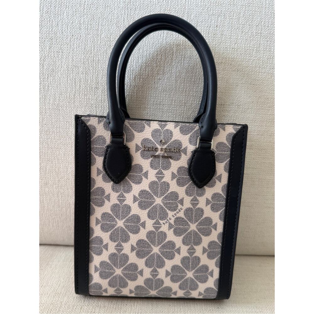 Kate Spade New York Signature Spade Flower Navy Mini Tote Crossbody Bag NWT - Picture 5 of 12